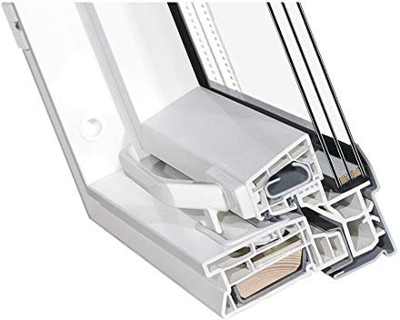 Kunststoff Dachfenster 55x98 cm OptiLight Energie mit 3-fach Verglasung, Lüftungsblende und Eindeckrahmen | Schwingfenster von FAKRO Gruppe