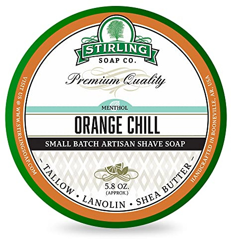 Stirling jabón de afeitar Orange Chill 170ml