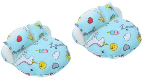 TOYANDONA 2 Sätze Puppenschlafsackbett puppenmöbel Puppen möbel Wohnkultur Puppenschlafsack Schlafsack kompakter Schlafsack-Schlafsack das Bett Spielzeug Bettpuppe Ob11