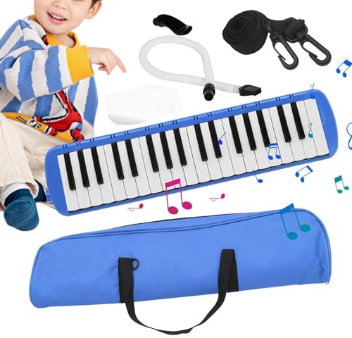37 tangenters melodika, 37 tangenter melodikaleksak | Roligt luftpiano - melodikainstrument för bärbart musikaliskt pianotangentbord för, praktisk
