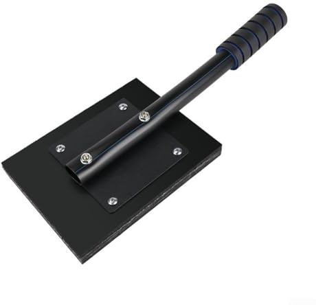 GLOBALHUT Rubber Tile Hammer, Rubber Mallet, Mallet Hammer With Solid Rubber Head And Fiberglass Shaft, For Tiling, Bricklaying(150x200mm)