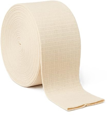 PintoMed 1 bande élastique de compression 5 cm x 10 m, bandage tubulaire de soutien, tissu doux pour genoux, coude, cuisse et bras, sans danger pour la peau, usage sportif et thérapeutique