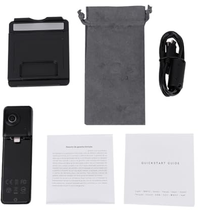 MMABEUTF Videocámara 4K con Fotos de 20MP, para cámara de Video Profesional Ultra HD, Antivibración Incorporada, Video Chat de 360 ​​​​Grados, función de Vista múltiple, edición