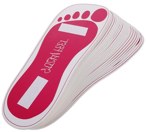 BESTYASH 25 Pairs Disposable Adhesive Tanning Foot Pads for Spray Tanning Salon and Mobile Use Sticky Self Tan Foot Protectors Spa and Party