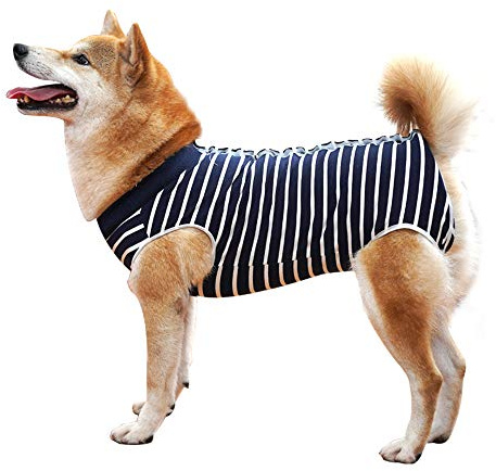 HEYWEAN Hundåterhämtningsdräkt spraydräkt för kvinnlig hundbody efter kirurgi hund onesie för kirurgi manlig hund kirurgisk väst ersättning återhämtningshalsband