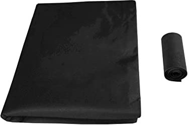 AMF Life Wintervlies + Befestigungsband, Frostschutz für Pflanzen 1,5m x 3m - 80g/m² schwarz