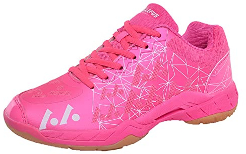 Herr Damer Badminton Tennis Skor Lättvikts Indoor Court Shoes bordtennisskor halkfria,E,42 EU