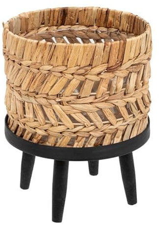 Atmosphera Créateur d'intérieur - Cache-Pot sur Pied Exotic Panama 31cm Naturel