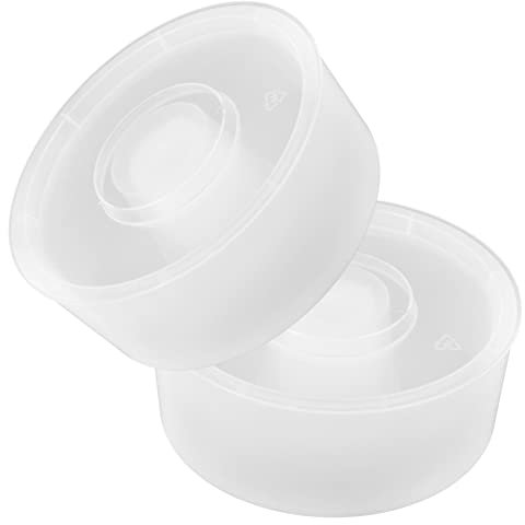 OFFSCH 2stücke Bienenfütterer Aus Runde Hive Top Feeder Langlebiger Wasserspender Für Bienen Einfach Zu Reinigen Bedienen Für Hausgebrauch Und Imkerei