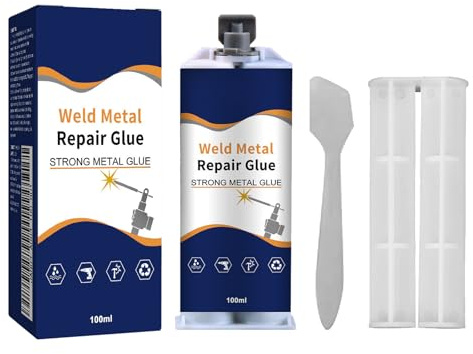 KOAHDE Strong AB Liquid Metal Repair Paste,AB Glue Magic Repair Glue,100ML,1PC,Industrial Heat Resistance Cold,Chemical Metal Weld