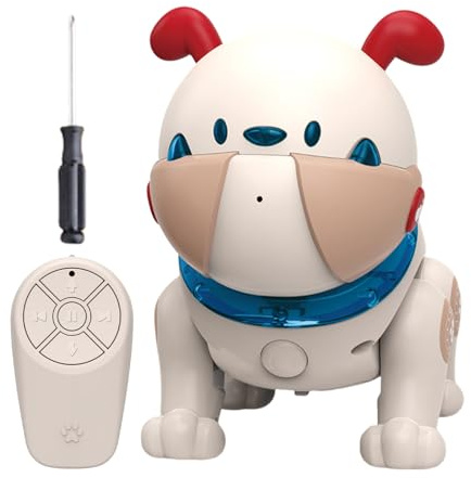 Nhujevkom Robot Dog for Kids - Interactive Light Up Musical Dog Toy | Speaking Learning Toy | for Kids Boys Adults Boredom Relief Birthday Christmas Easter Home
