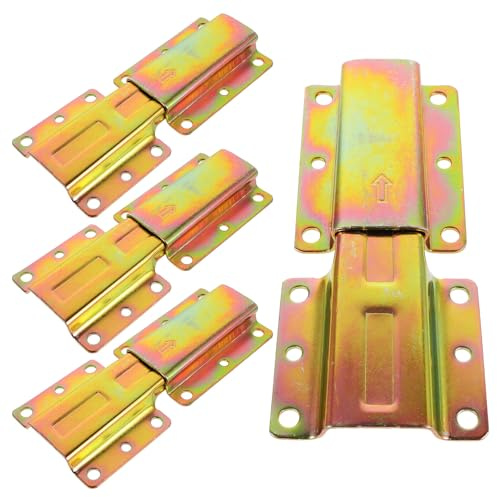 DOITOOL 4 Piezas Hebilla De Sofá Enclavamiento De Herrajes De Conexión para Sofá Deslizador Accesorios Deslizantes Fijación De Muebles Salas De Estar