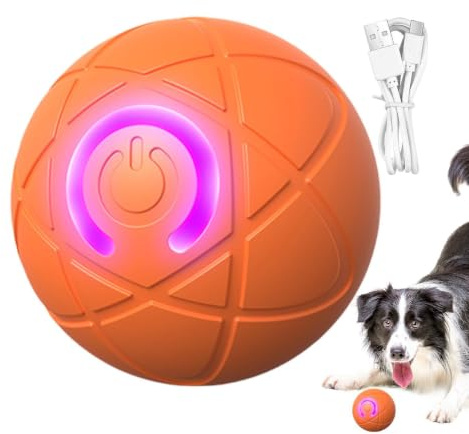 Pallina Cane Che Si Muove Da Sola - Ricaricabile Palla Per Cani Elettrica