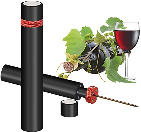 Apribottiglie per vino | Apribottiglie per vino con pompa a pressione d'aria tascabile portatile da viaggio | Cavatappi di design assemblabile 7S apertura rapida della bottiglia | per casa