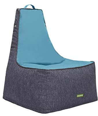 Gardenista Sedia Giant Bean Bag per Adulti | Interni/Esterni Schienale Alto Pouf a Sacco | Resistente all'Acqua Pouf con Riempimento | Puff Poltrona Sacco con Maniglia di Trasporto (Alzavola)