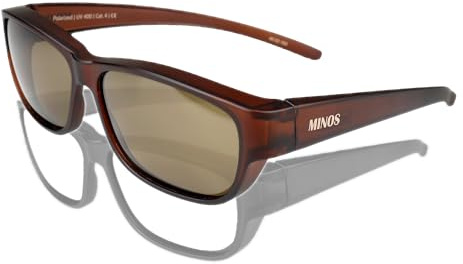 ActiveSol | Überzieh-Sonnenbrille MINOS für kleine Brillen | Herren | polarisiert, Lotus-Effekt