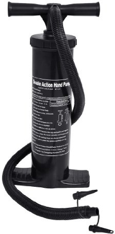 Doppelhub Luftpumpe 2x2000ccm Kolbenpumpe mit Überdruckventil Pumpe Luftpumpe Standfuss Handpumpe