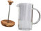 Gatuida Kaffeepresse Aus Hochborosilikatglas Kaffeebereiter Mit Bambusdeckel Wiederverwendbar Für Perfekten Kaffeegenuss Und Teeaufguss Elegantes Design Und Einfache Handhabung