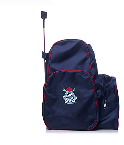 Sport Tent-Reitstiefeltasche Professionelle Stiefeltasche mit helmfach Helmtasche Kombitasche Reitstiefel Reittasche Blau