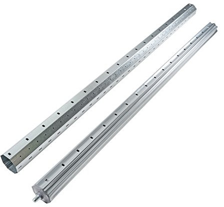 3T-MOTORS Rollladenwelle 190 cm SW60, 8-kant Stahlwelle, Wellenset mit Kapsel, Rollladenwelle achtkant für Rollladen, Rollladenmotor