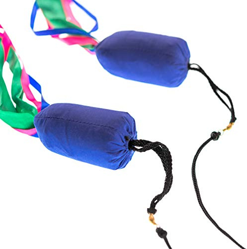 Play Juggling - Bolas de Cinta con Cintas de Colores para Malabares - Azul