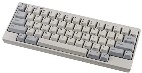 HHKB HYBRID Tastatur PD-KB800W, Gedruckte Tastenkappen, Professionelle Mechanische 60% Tastatur, Bluetooth, USB-C (Weiß)
