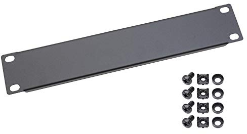 HMF 63370-02 - Cubierta ciega para armario de servidores | 10 | 1U | Negro