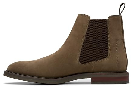Clarks Jaxen Easy Mens Stone Suede, 7