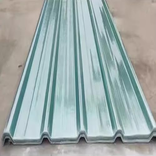 Clear Roofing Sheet, Cladding Walling, Greenhouse Shed Roof, Side Panels, 1mm Fiberglass Daylighting, 3/5/8/12/15/18/20 Pcs Corrugated Sheet (35x79in, 15 pcs)