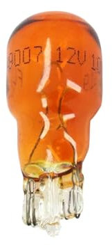 cyclingcolors 1x Lampadina 12V 10W T13 W2.1x9.5d wedge freccia lampada lampadine luce auto moto ciclomotore scooter cruscotto frecce, arancia