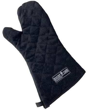 MasterCook - Guanto da BBQ Termoresistente, Guanto da Forno E Barbecue Imbottito, Guanto Cucina Ignifugo per Alte Temperature, Ideale per Grigliate E Cottura Sicura