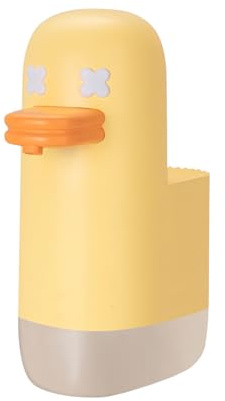 Dispenser Sapone Automatico, Dispenser Sapone Bagno con Adorabile Papera Dosatori per Liquido Schiumogeno Ricaricabile e Senza Contatto con Sensore a Infrarossi per Bagno e Cucina