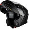 G-Mac Concept Evo Flip Front Motorcycle Helmet (Satin Black, M)