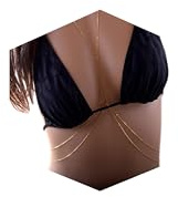 14K Gold Plated Sexy Body Chains for Women, Layered Rhinestone Crossover Bikini Bra Body Jewelry, Summer Beach Crystal Belly Waist Chain(Chain)