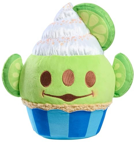 Just Play Disney Munchlings Squeeze-A-Munch Großer Cupcake mit Limettenduft und Graham-Knallbonbon, Alien, 25,4 cm, Plüsch, Kinderspielzeug ab 0 Jahren