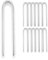 Ferropro 12er Set U-Erdanker Bodenanker 38 cm verzinkt –U-Heringe für Garten, Trampolin Outdoor, Rankhilfe, Zaun & Camping zeltheringe - sandheringe