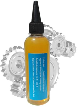 Lubrificante per tapis roulant, lubrificante per cinghie, olio lubrificante per catena, 60 ml, lubrificante resistente alle alte temperature, lubrificante per tapis roulant con tubo applicatore, olio