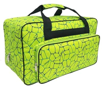 Symaskinväska stor kapacitet symaskin förvaring handväska kvinnor sport fitness bärväska symaskin bär (grön, small)