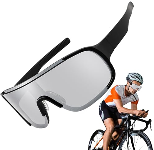 Hozaenwa Lunettes pour Moto | Visière Pour Quad Pour Adultes - Protection Anti-UV Confort Ergonomique Lunettes De Soleil Sécurité Pour Ski Cyclisme Travaux Extérieurs Course À Pied
