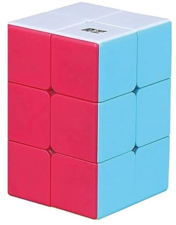 Logica Juegos – Cubo mágico 2x2x3 – Speedcubing – Cubo de colección Adhesivos – Rompecabezas lógico – Cuboides