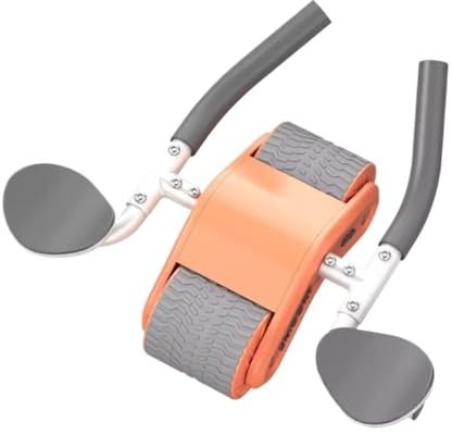 ADTUIUG Rueda Abdominal, Rodillo Abdominal, Rueda de Rodillo núcleo Rebote automático, Estructura Triangular, Ejercicio
