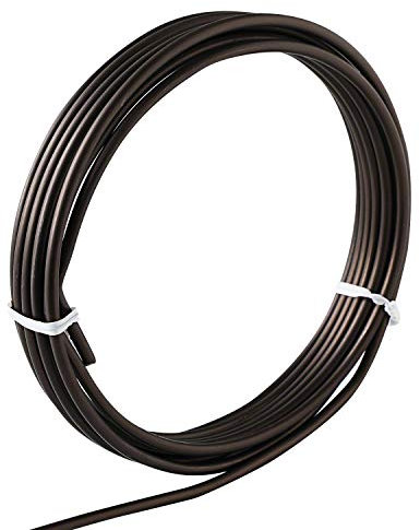 Wazakura Aluminium Bonsai-Trainingsdrah 150 g, Made in Japan, Japanischer Bonsai Draht zum formen von Ästen und Stämmen (4,0mm Braun)