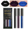 Desing Wish 3 Stück Schwarzer Lippenstift Set Lipgloss 24 Stunden Halt Matte Black Lipstick Lip Gloss Long Lasting Schwarz Lippenstift Lip Balm Make up Damen Frauen Lipgloss Halloween Geschenk