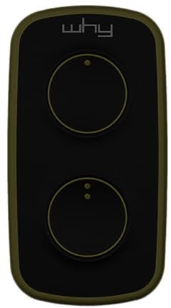 WHY EVO MINI NOA Telecomando rolling code multifrequenza da 280 a 868 mhz, apricancello autoapprendente programmabile, radiocomando ad ampio raggio con 4 pulsanti Deep Green