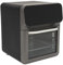 13L Heißluftfritteuse, Minibackofen mit Umluft 1350W, Schnelle Heissluftfriteuse, Air Fryer zum Luftfritieren, Toaster Grill Pizzaofen Mini Backofen, 2 Backbleche, 50 Kuchen Boxen, 5 Zinn Folie Boxen