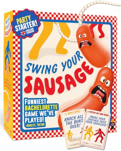 Lucky Egg Swing Your Sausage, Adult Party Game for Family Game Night Fun
