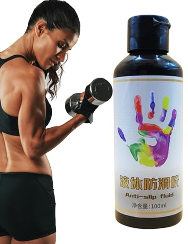 Gesso liquido per sollevamento pesi, 100 ml, asciugatura rapida, presa a lunga durata, per arrampicata su roccia, ginnastica, bodybuilding, barre parallele, sport, boulder, yoga, fitness