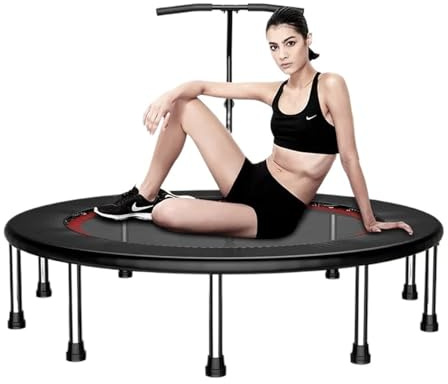 Trampolino Elastico Da Interno Mini trampolino da interni pieghevole for fitness giardino con impugnatura a T for attrezzature palestra for bambini/adulti