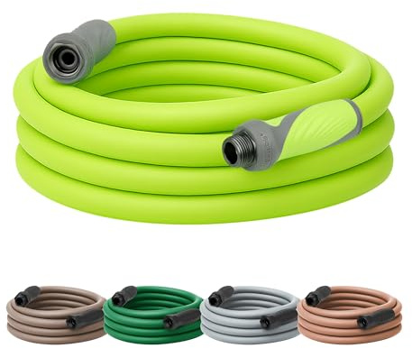 Flexzilla Garden Hose with SwivelGrip, 5/8 in. x 25 ft., Heavy Duty, Lightweight, Drinking Water Safe - HFZG525YWS