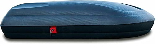 Boîte de toit pour voiture, 480 l, porte-skis effet carbone